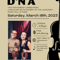 D'NA Concert Poster March 18, 2023
