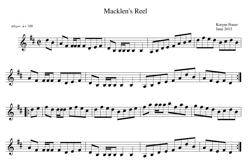 Macklen’s Reel